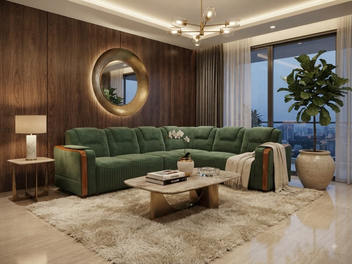 Forest Luxe Sectional Sofa