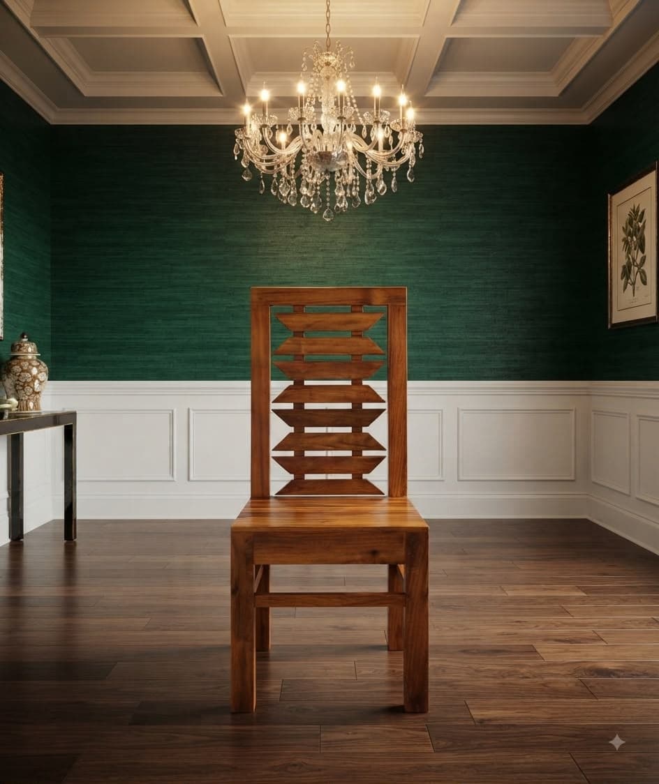Heritage Teak Slatted Chair