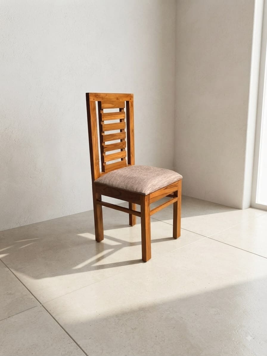 Classic Teak Slat Dining Chair