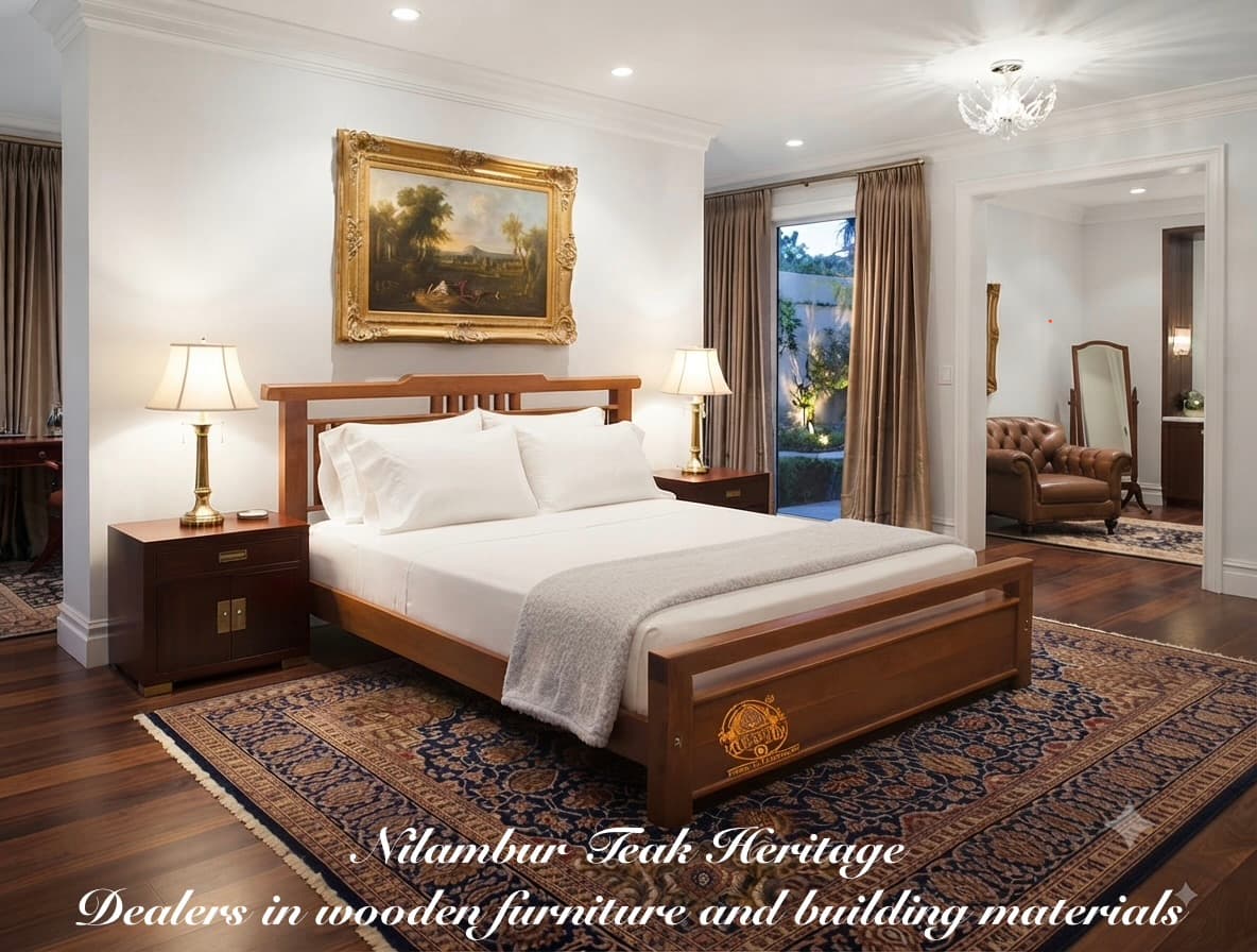 Aura Slatted Solid Wood Cot