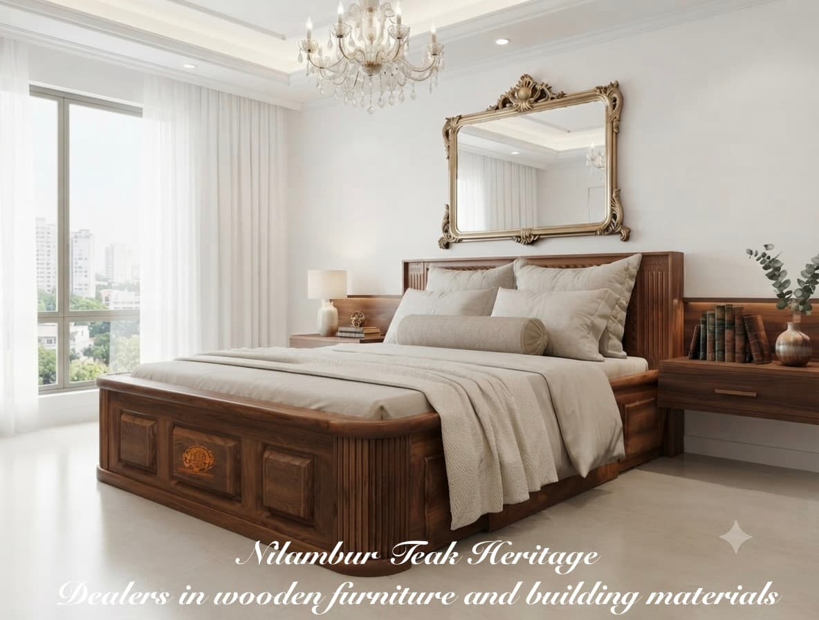 Imperial Fluted Solid Wood Storage Cot with Extended Backlit Headboard