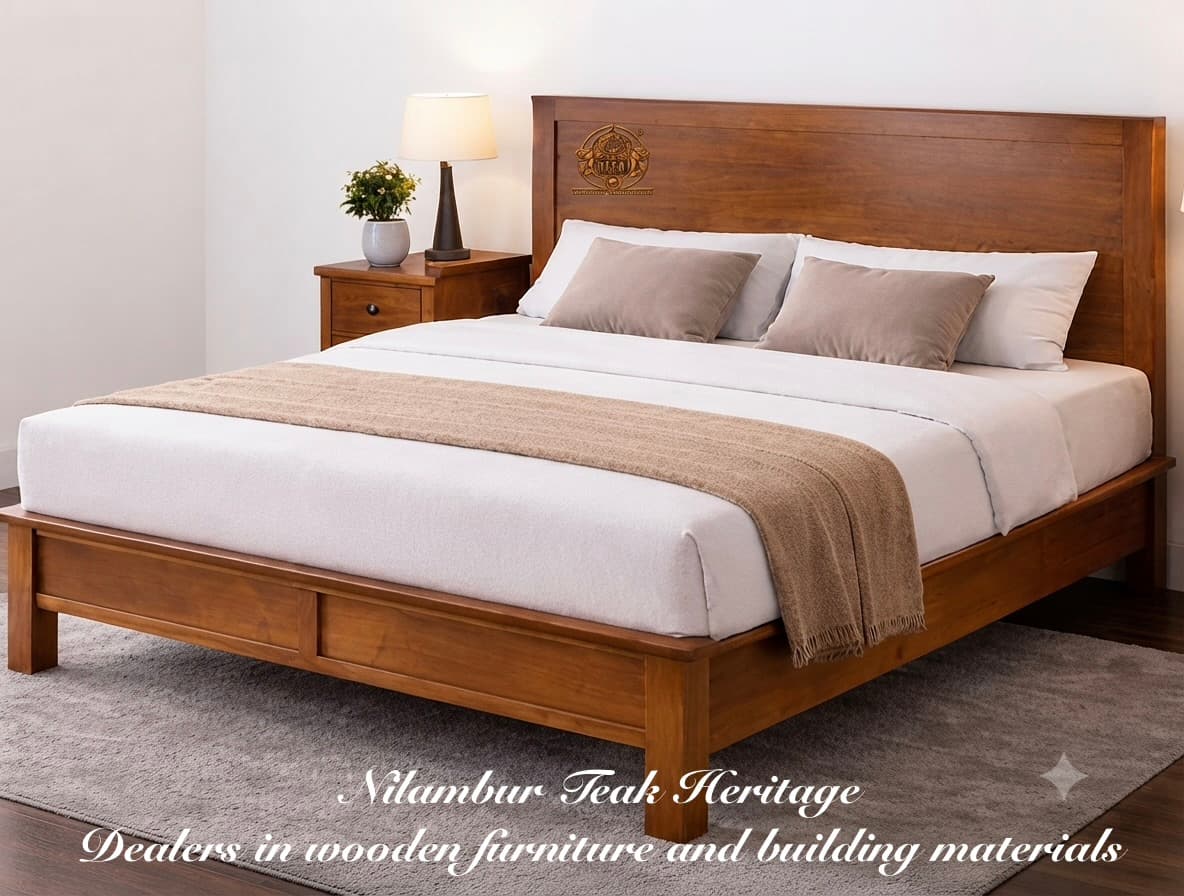 Classic Minimalist Solid Wood Platform Cot