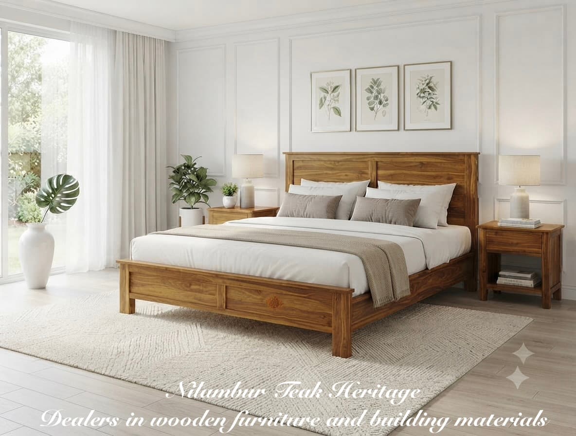 Heritage Dual-Paneled Solid Wood Cot
