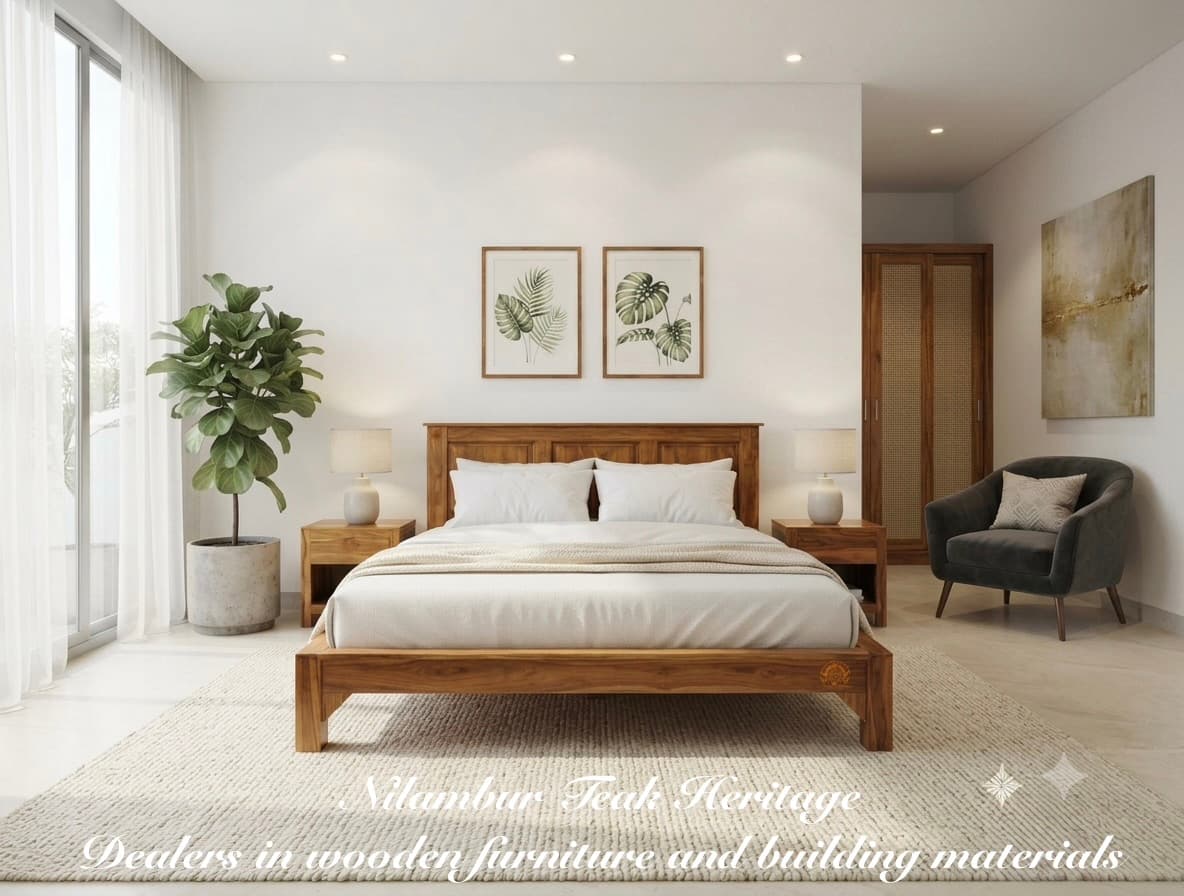 Classic Paneled Solid Wood Platform Cot