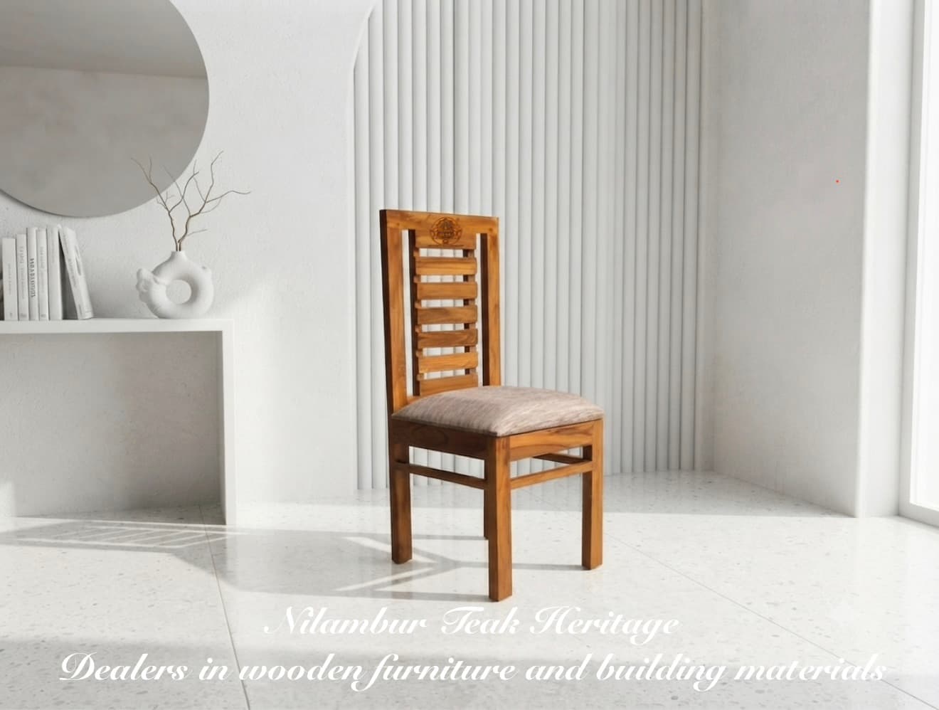 Solid Wood Upholstered Dining Chair, MPN-CH13