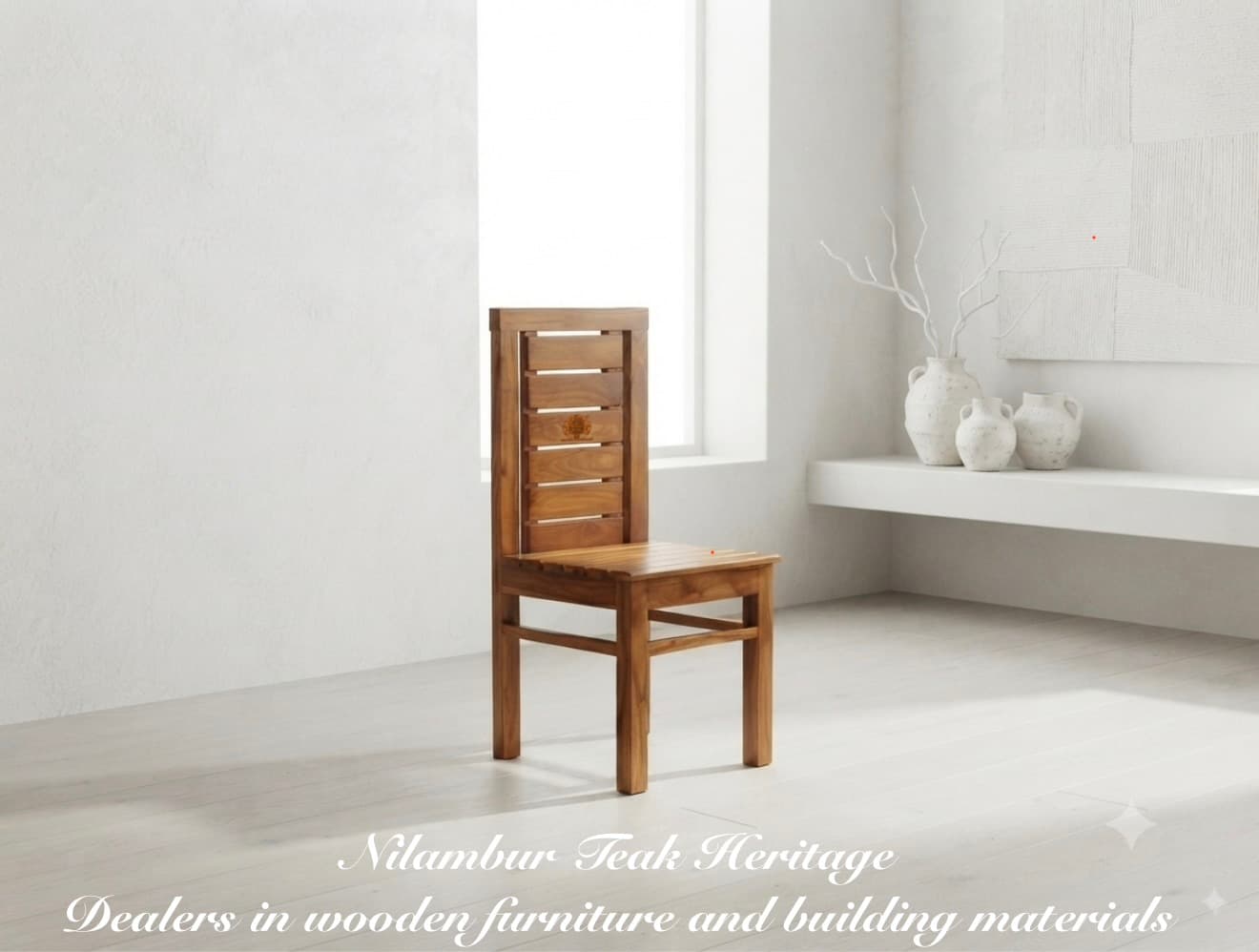 Horizontal Slat Dining Chair, MPN-CH14