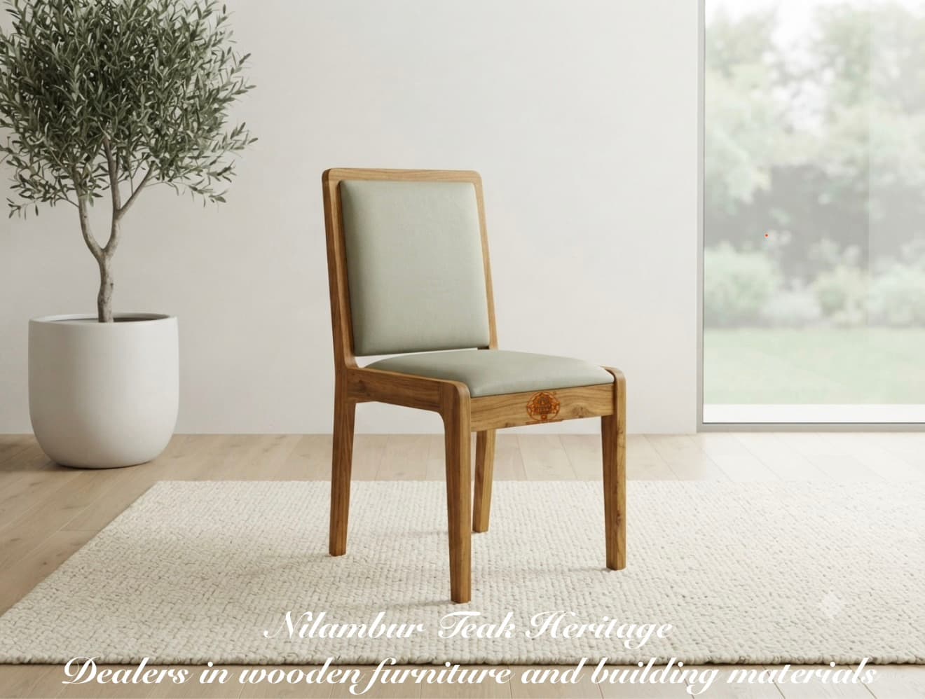 Fully Upholstered Panel Dining Chair, MPN-CH17