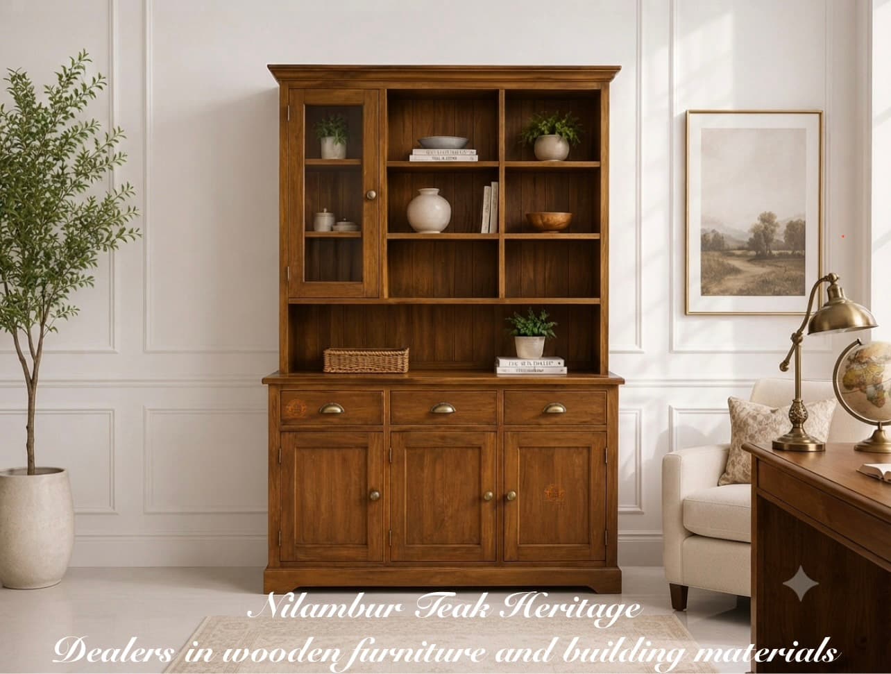 Grand Hybrid Hutch & Display Cabinet